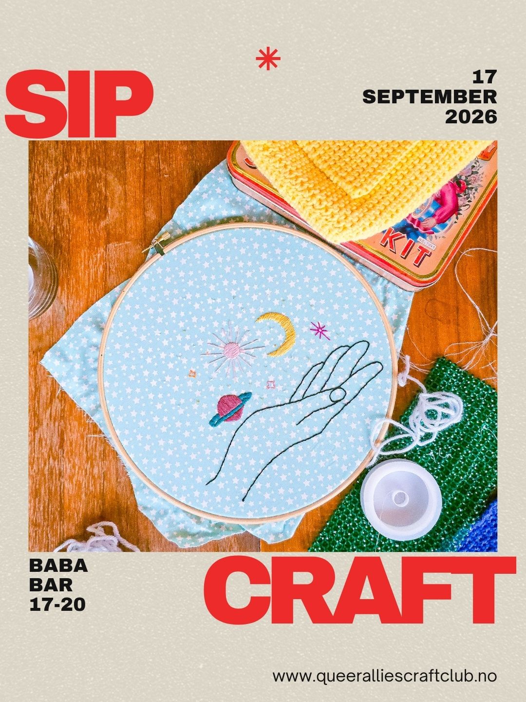 Sip & Craft — next event